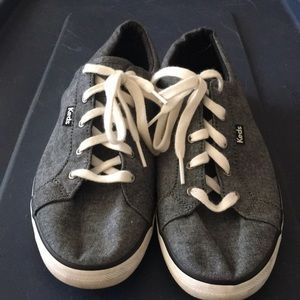 Charcoal gray Keds